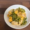 さらの作ってみた!投稿(鶏肉とゴーヤと卵の旨味噌マヨ炒め)