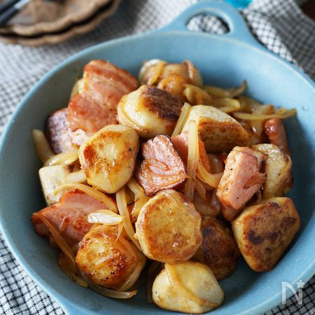 子供ウケ抜群 ビールのおつまみにも 里芋のジャーマンポテト By Mari 奥山 まり レシピサイト Nadia ナディア プロの料理家のおいしいレシピ