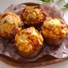 とのちゃまの作ってみた!投稿(ホットケーキミックスで簡単『ピザ風マフィン』朝食やおやつに♡)