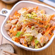【白菜の塩だれナムル】レンジで簡単！旨みたっぷりナムル♡