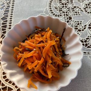 万福の作ってみた!投稿(レンジでパパッと♩【旨み塩コン人参】)