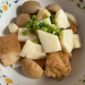 paachiの作ってみた!投稿(旨味たっぷり☆簡単和総菜◎いかと里芋と厚揚げ煮)