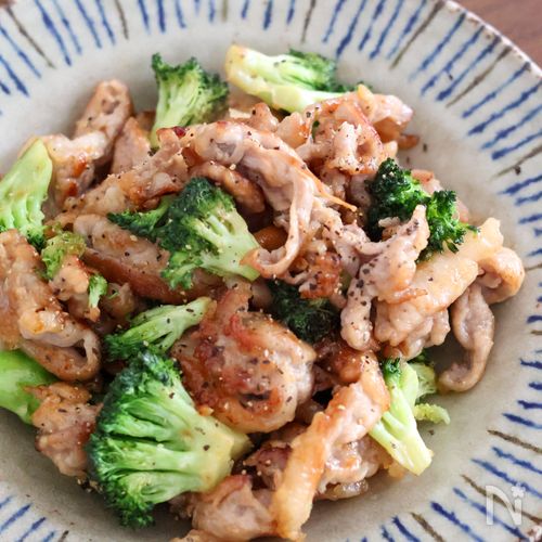 【簡単で超おすすめ!】豚肉とブロッコリーのマヨ醤油炒め