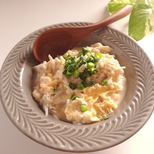 とのちゃまの作ってみた!投稿(胃に優しい〜ごはんなし♡豆腐でヘルシーおじや風)