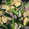 たかし（娘2人）の作ってみた!投稿(栄養満点◎ふんわりたまごの小松菜中華炒め)