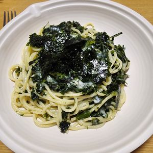 ナムディの作ってみた!投稿(混ぜるだけで絶品！海苔まみれクリームパスタ)