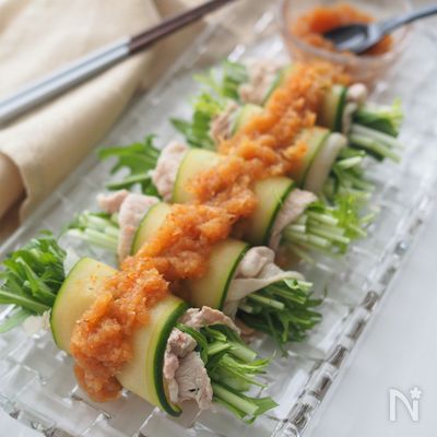冷しゃぶきゅうり巻き