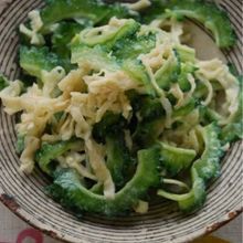 苦くないです☆ゴーヤと切り干しの豆乳和え