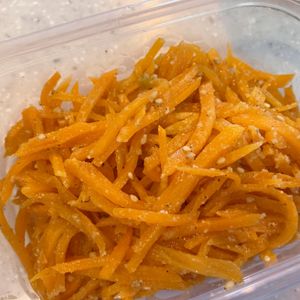 猫ママの作ってみた!投稿(【にんじんのごま和え】レンジで簡単！常備菜やお弁当に♪)