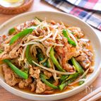 【豚こまもやしの青椒肉絲風】ご飯が進む節約おかず！