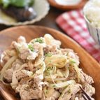 豚こま切れ肉の味噌マヨ炒め【下味冷凍】