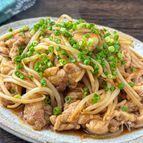 節約絶品おかず♪【豚もやしオイポン炒め】