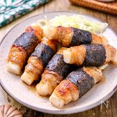 【甘辛海苔巻き豚肉もち】お餅で和風おつまみ♩