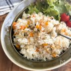 炊飯器1発！あさりピラフ【水煮缶で楽々、お弁当にも◎】