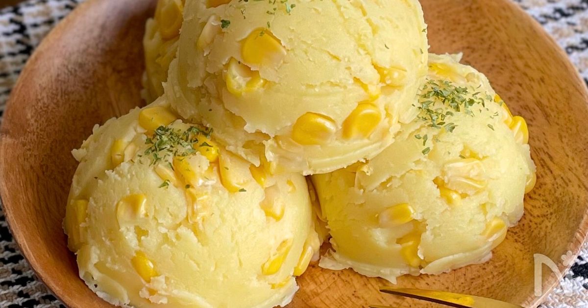 この手があったか！コーンスープの素で簡単「コンポタポテサラ」