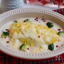 市販のクラムチャウダーで！クリスマスのあったか主食レシピ