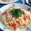 トマトとシソでさっぱり!ピリ辛クリーミー韓国風海鮮パスタの工程6