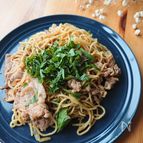 ポン酢と大葉のさっぱり焼きそば