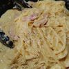 rantomoの作ってみた!投稿(包丁まな板不要✨ワンパンとろける豆乳カルボナーラ🍝)