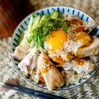 【炊飯器で２品同時に！】甘辛だれチキンとしょうがごはん