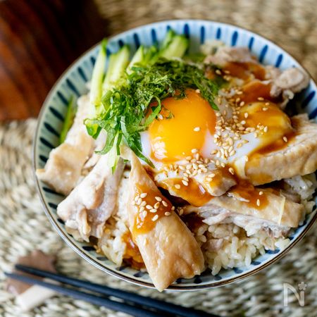 炊飯器で２品同時に 甘辛だれチキンとしょうがごはん By すがたなみ 菅田奈海 レシピサイト Nadia ナディア プロの料理家のおいしいレシピ