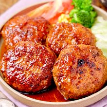 【照り焼き和風お豆腐バーグ】ワンパン&包丁不要☆1食150円