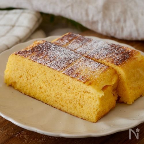 レンジで3分！【米粉のたまご蒸しパン】