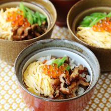 冬のおもてなしあなごの蒸し寿司