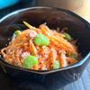 ごま油香る!にんじんと枝豆のたらこ炒め