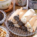 ごまの風味香る♪餃子の皮で簡単カンノーリ風