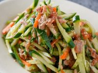 塩もみ不要！和えるだけ『ツナ梅胡瓜』簡単1分副菜