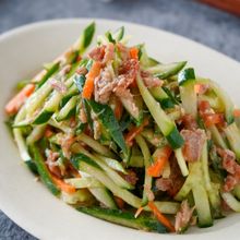 塩もみ不要！和えるだけ『ツナ梅胡瓜』簡単1分副菜