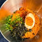 ツナ缶で作るやみつきビビンそうめん