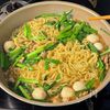 とろ〜りコク旨あんが麺に絡む♡【ニラ豚そぼろ餡かけ麺】の工程3
