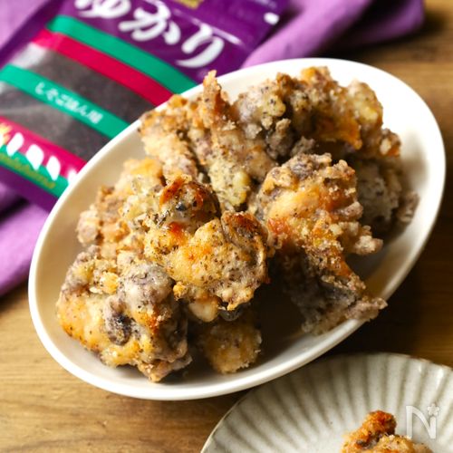 【ゆかりだけ唐揚げ】冷凍できる冷めてもおいしいお弁当おかず♪
