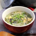 包丁いらず＆ヘルシー優しい♪海苔香る春雨とろみ汁