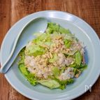炒飯ではなく「ツナレタスの味噌混ぜご飯」
