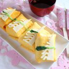 春の茶巾包み