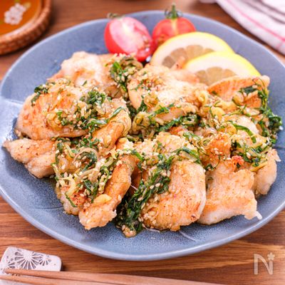 【鶏むね肉の薬味南蛮】薬味でさっぱり夏おかず♡節約中にも◎