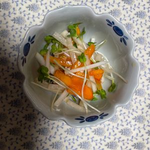 ピロシキ１号の作ってみた!投稿(大根と柿の韓国風なます)