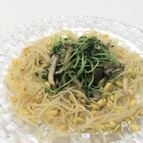 大豆もやしと豆苗のサラダ