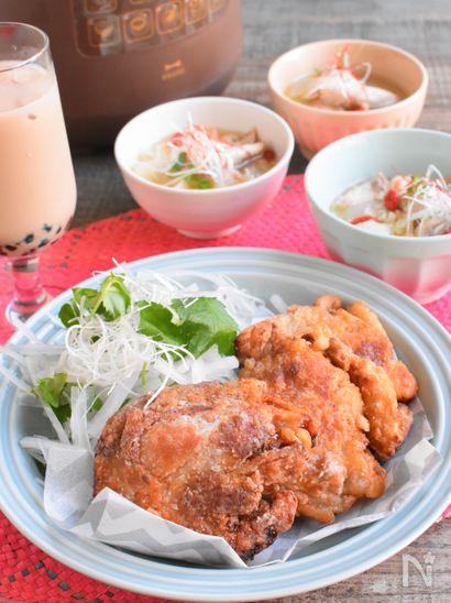 ＜BRUNO＞ホロホロ台湾風フライドチキンと本格参鶏湯