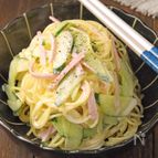 毎日食べたくなる給食の味♪定番スパサラ