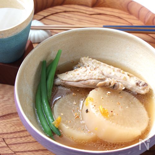 とろしみ~♡柚子香る鶏だし大根