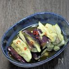 レンジで5分火を使わない「茄子の煮びたし」