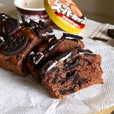 材料3つ!卵、バター、生クリームなし!オレオケーキの作り方!