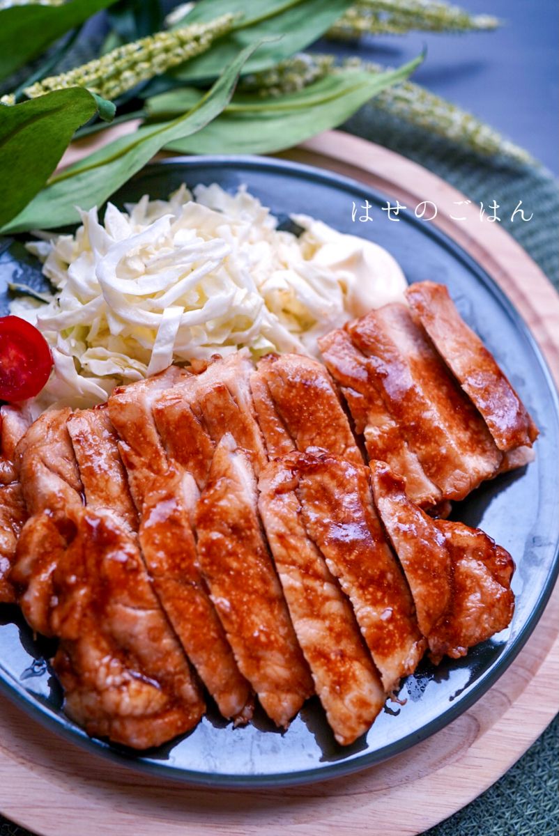 簡単！♡豚のロース厚切り肉の濃厚チャーシュー