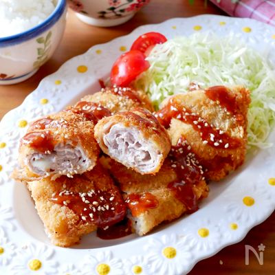 【ミルフィーユとんかつ ごまだれソース】定番が美味しい！