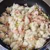 和風とろとろチーズバジルオムライスの工程2