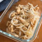 5分で完成！もやしと油揚げのごま和え